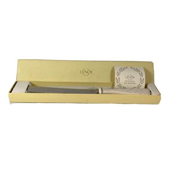 Lenox Other Lenox Wedding Promises Opal Innocence Cake Knife Poshmark